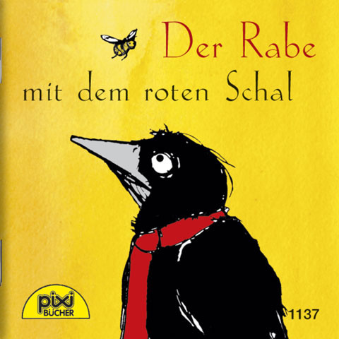 Pixibuch-Cover »Der Rabe mit dem roten Schal«