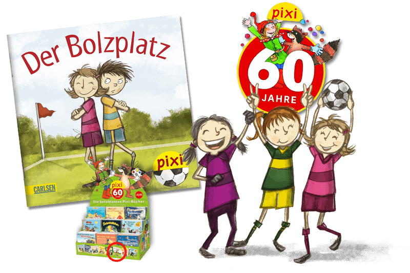 60 Jahre Pixi Cover Bolzplatz